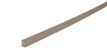 Feielist plast koksgrå - 10 x 16 x 3000 mm